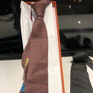 Hermès silk tie